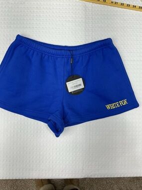 White Fox Boutique Cobalt Blue Athletic Lounge Shorts sold out